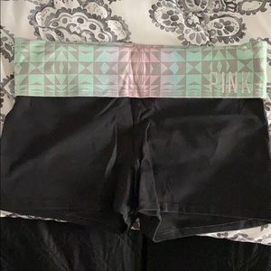 PINK yoga shorts